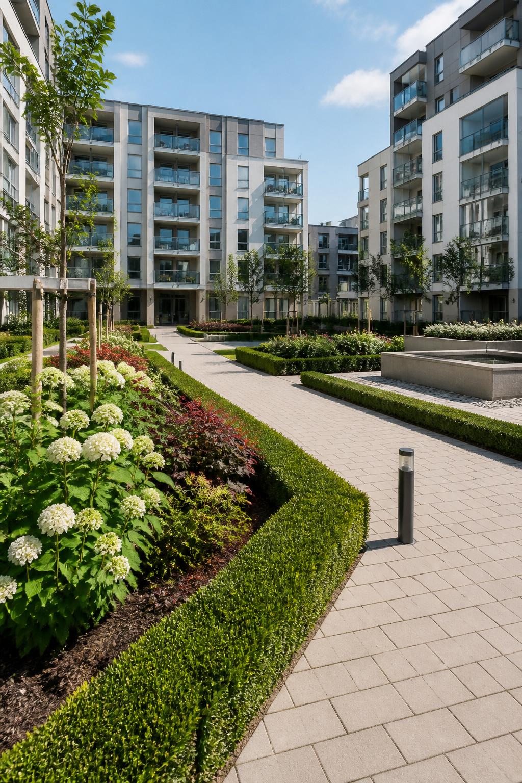 Residential courtyard landscape design